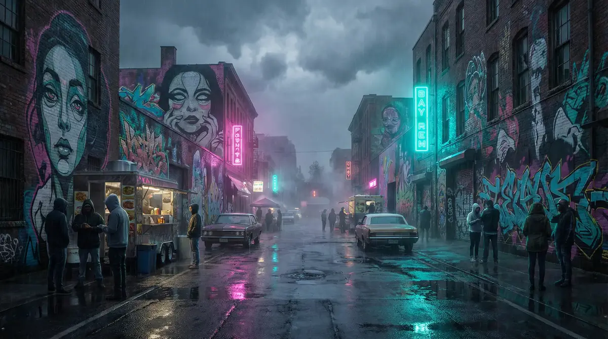同涩 - 雨夜壁画街